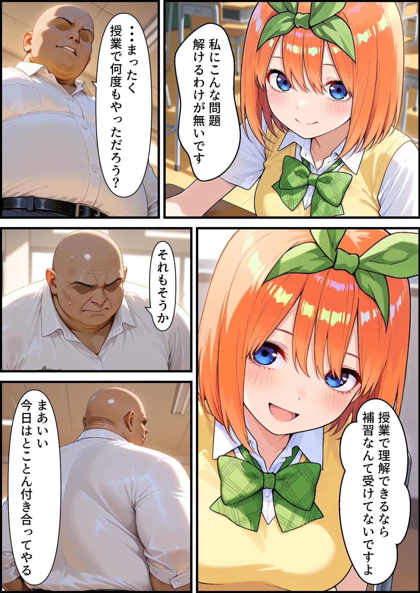 秘密の強●種付け補習！先生の肉棒に完全屈服 サンプル1