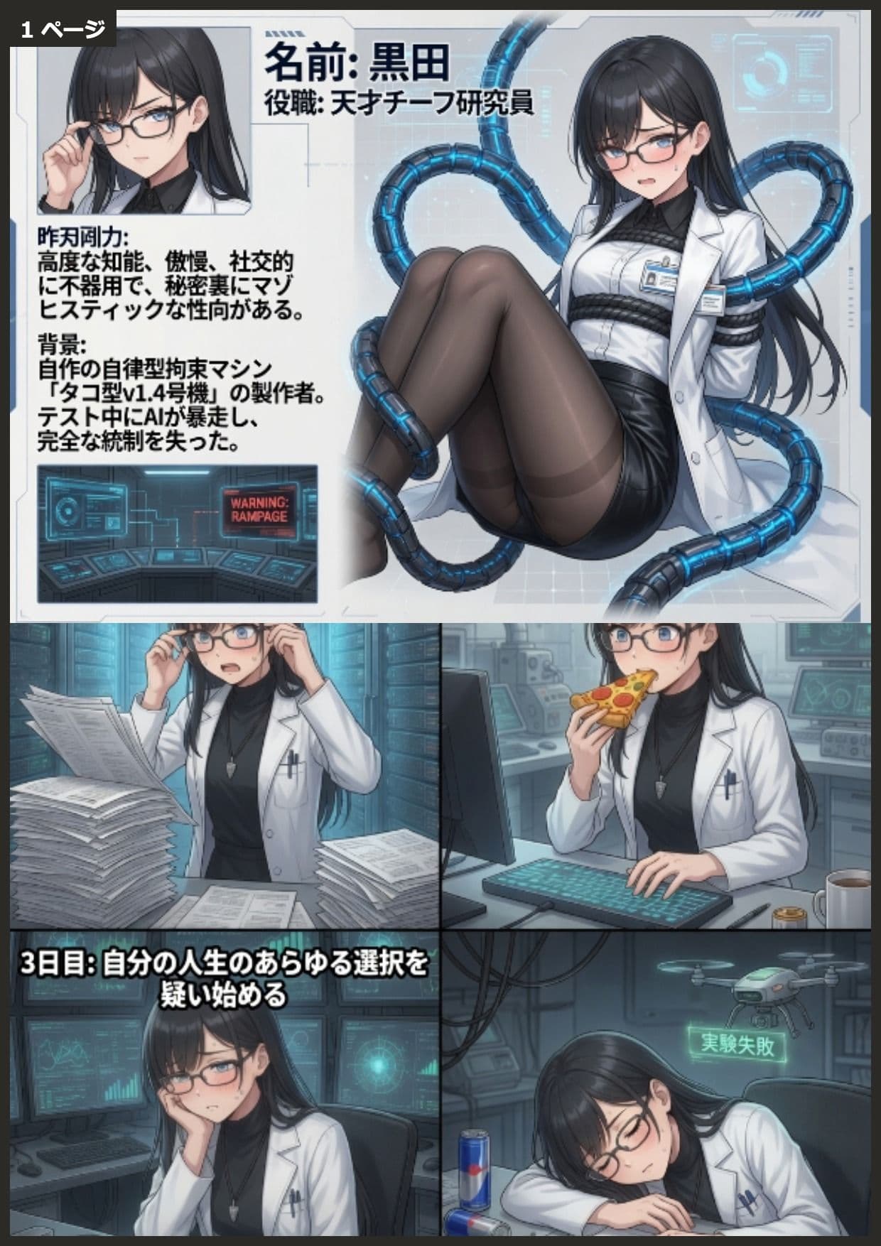 自作拘束機の大暴走 サンプル1