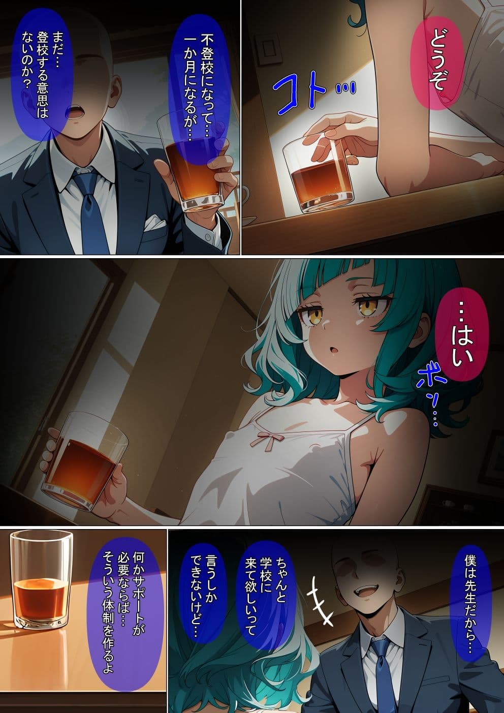 【漫画】不登校の生徒を壊した話 サンプル1