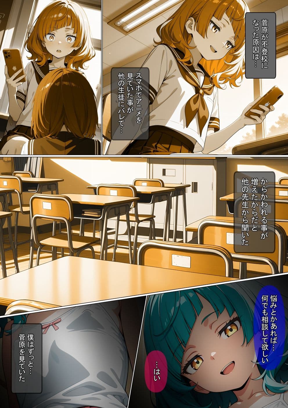 【漫画】不登校の生徒を壊した話 サンプル4