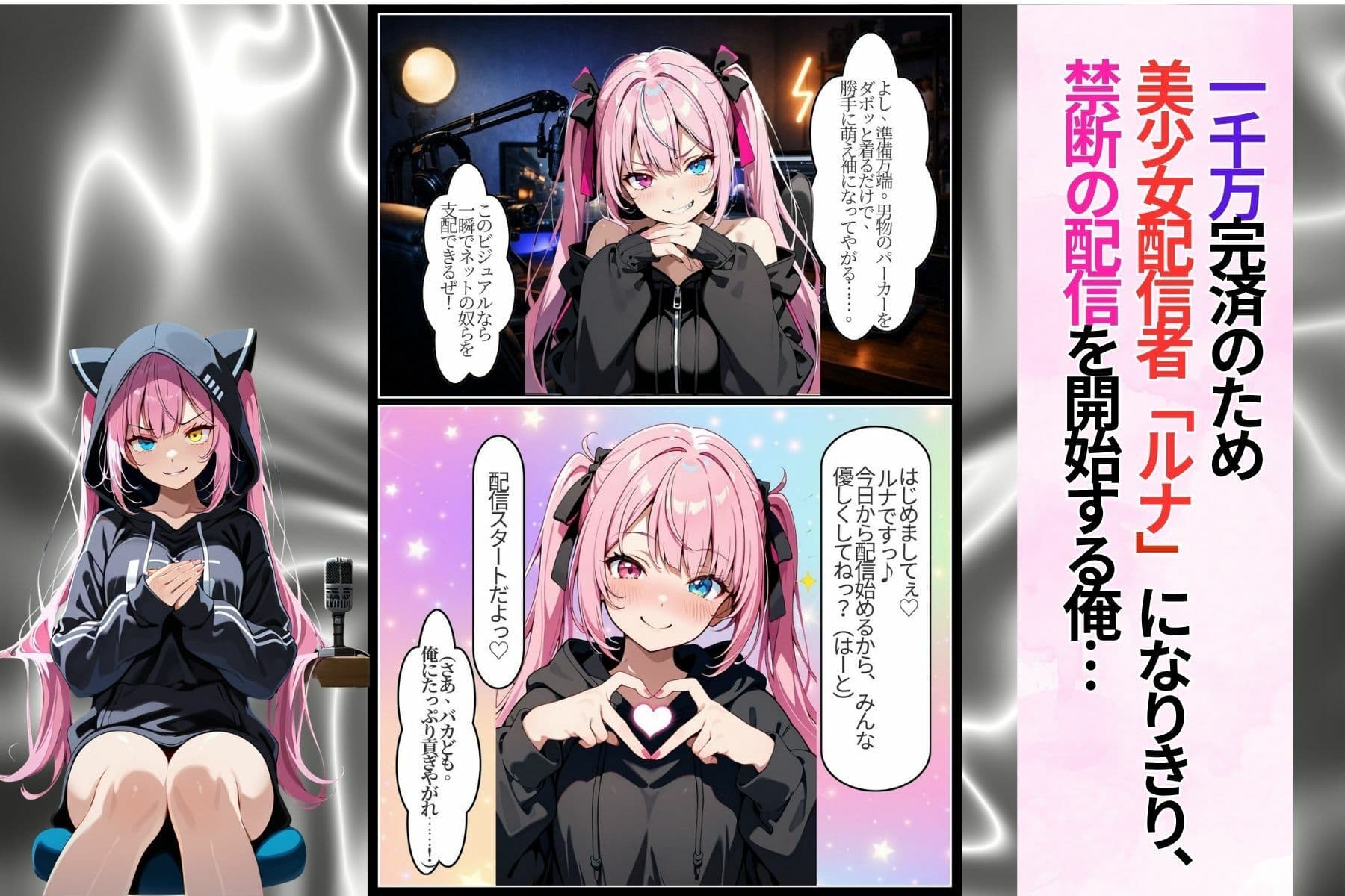 1000万の借金チートを配信したら、男の絶倫ピストンで脳まで雌堕ちさせられました サンプル3