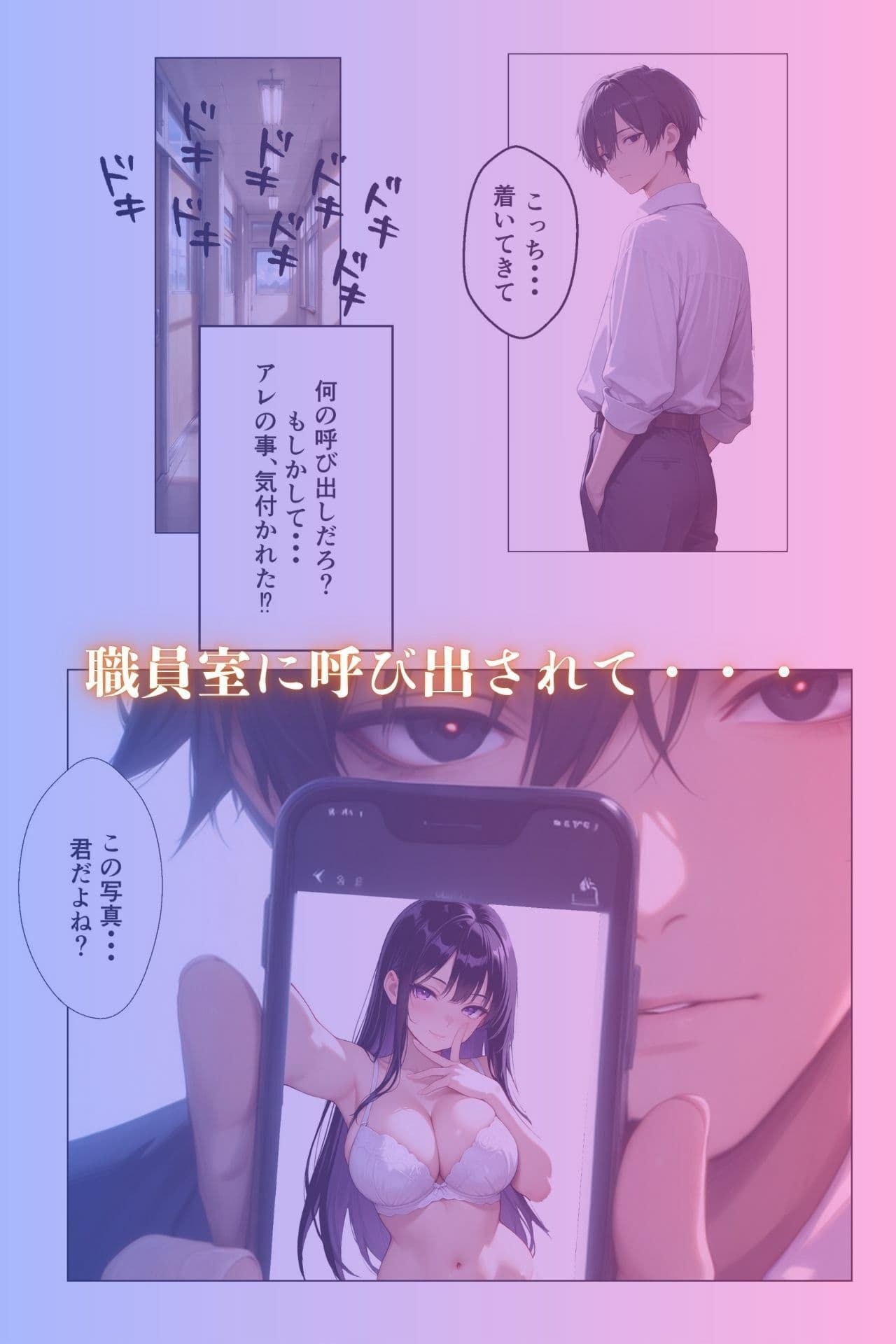 寝取られ学級委員長  〜裏垢の弱みを握られ教師に汗だく中出し肉便器〜 サンプル4