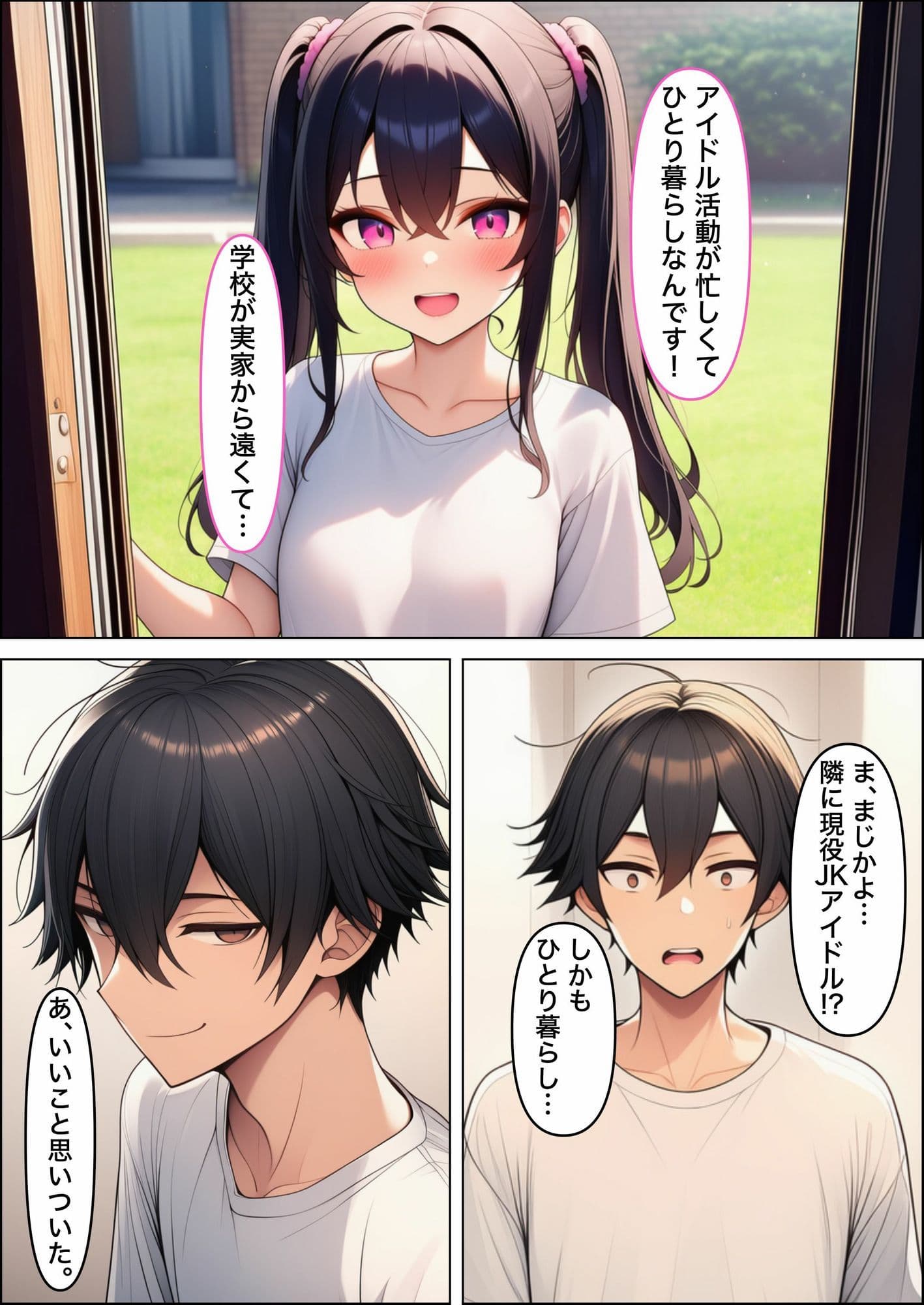 隣に引っ越してきたJKアイドルに惚れ薬を飲ませた結果…〜好き放題中出しセックス〜 サンプル3