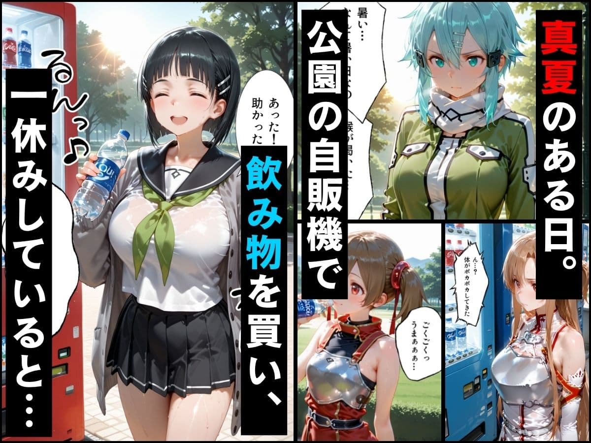 自販機のドリンクで超乳確定〜研究所で即ハメした話〜 S●O編 サンプル1