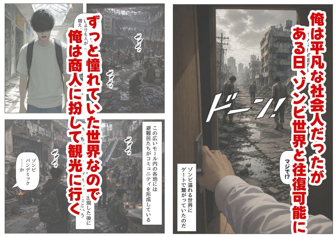 ゾンビ世界と往復チート 〜俺だけゾンビ世界を楽しくエッチに満喫する〜 サンプル1
