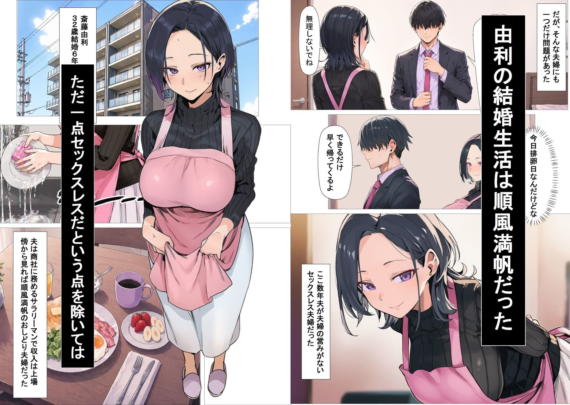 セックスレスの人妻は実はすごく性欲が強い人でした サンプル1