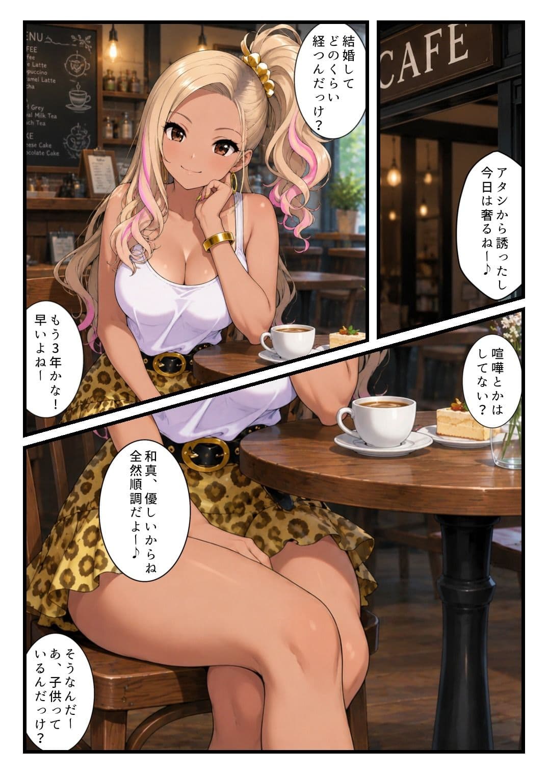 欲情メーターが見えるようになった俺がハメ放題に！ギャル人妻編 サンプル4