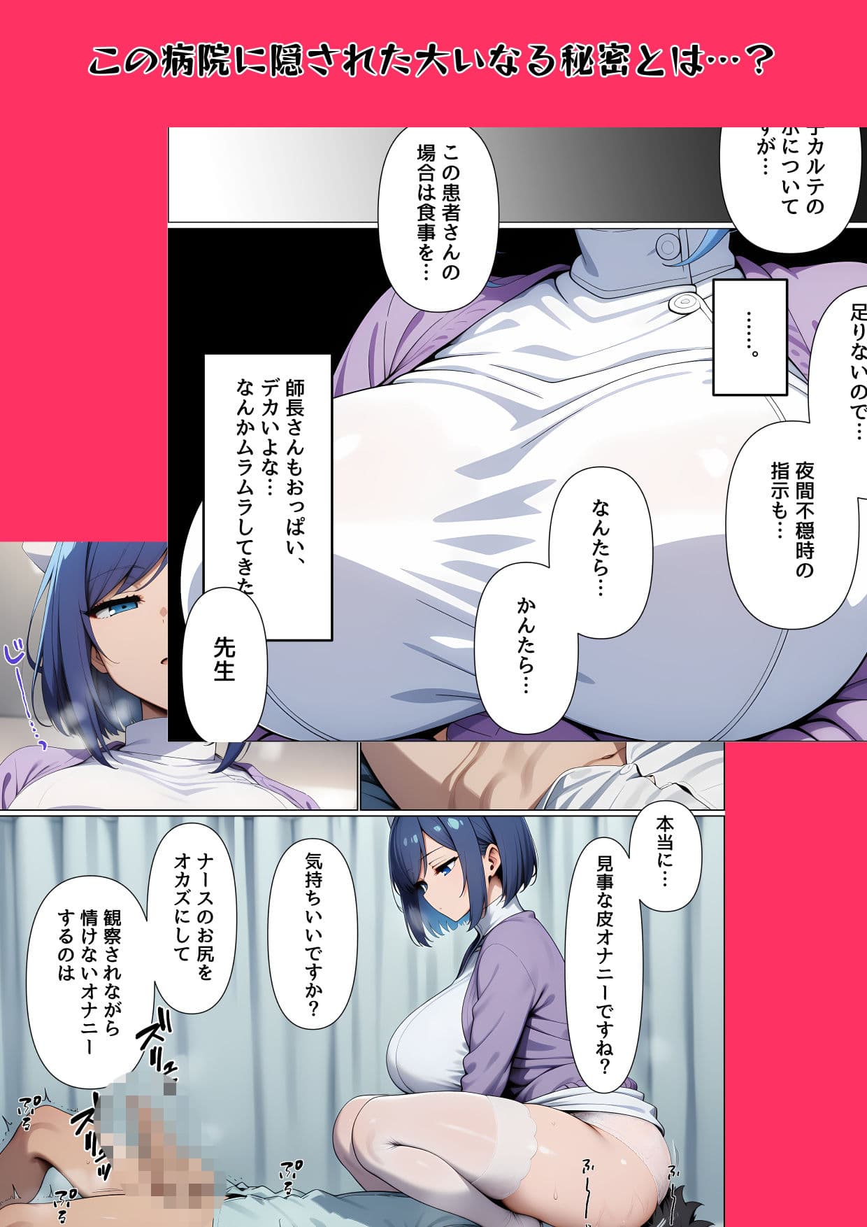 ピンク病院研修医物語〜爆乳女医とナースに搾られ放題され放題〜 サンプル3