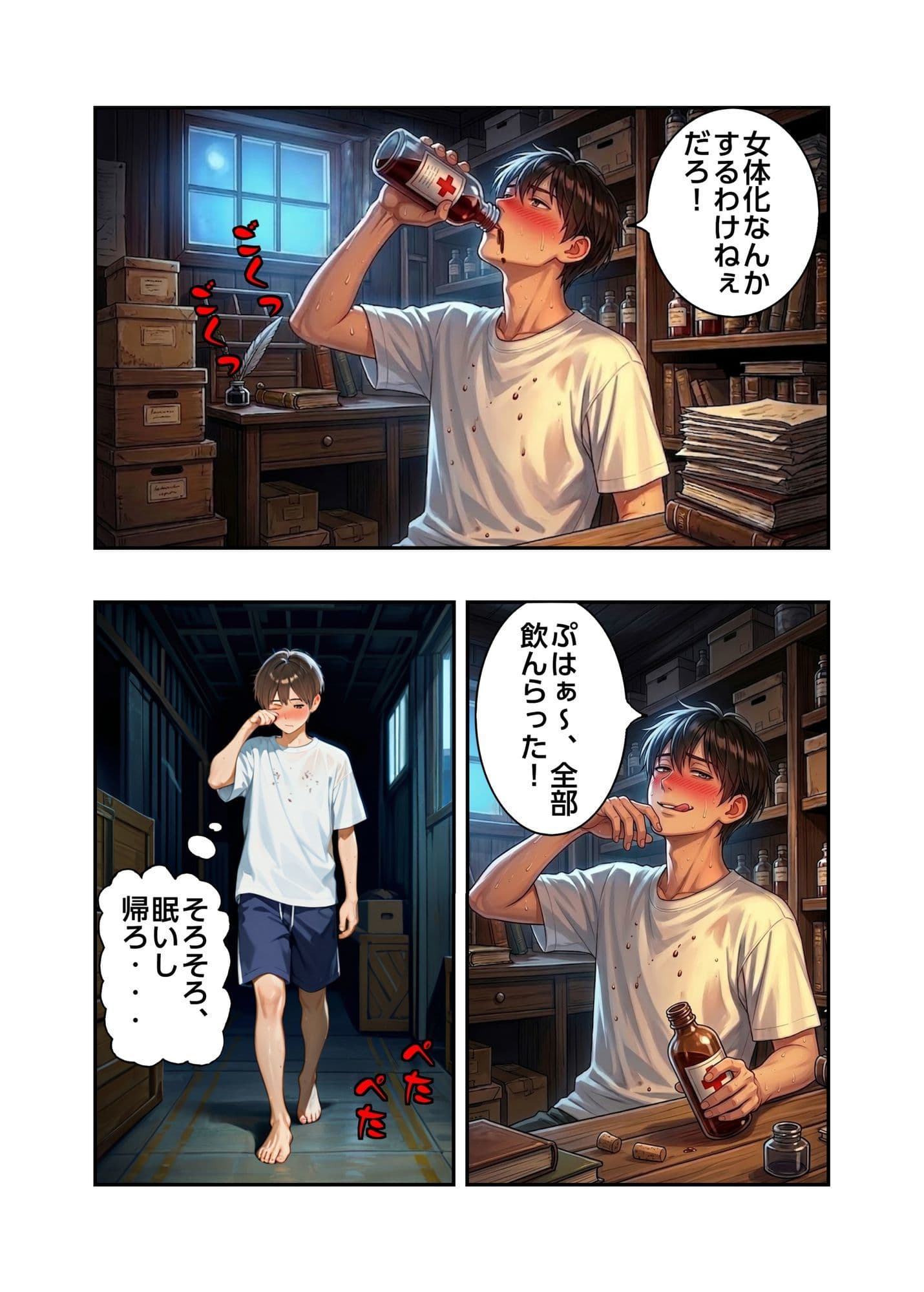 神秘の秘薬で女体化してしまった件！ サンプル2