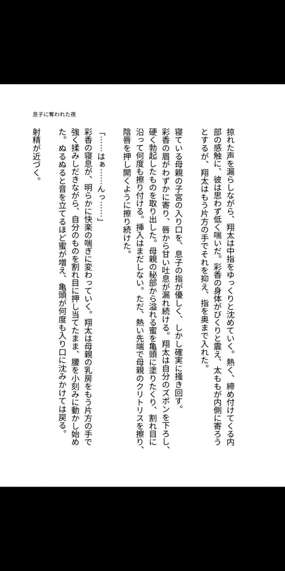 背徳の母子相姦〜息子に奪われた夜〜 サンプル4