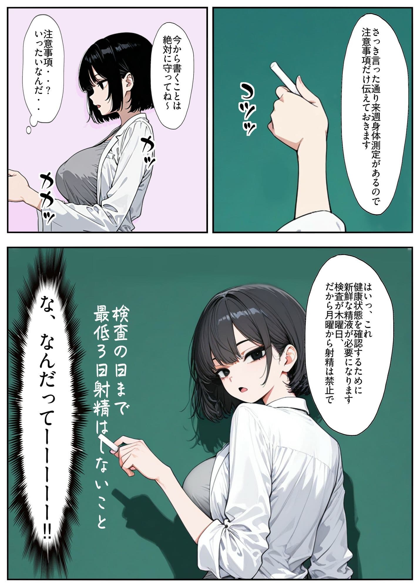 特別保健体育教員の身体測定 1-A サンプル3