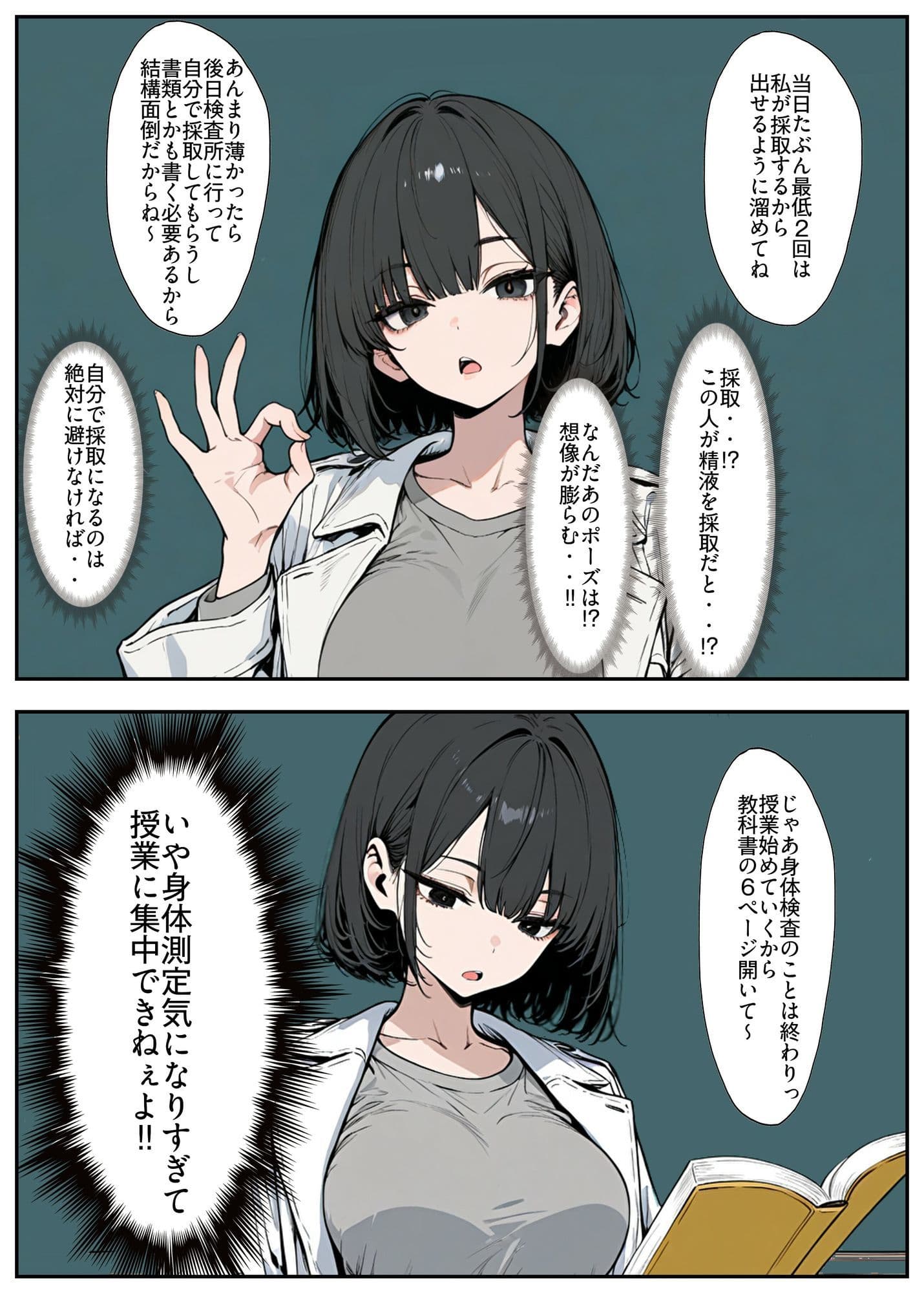 特別保健体育教員の身体測定 1-A サンプル4