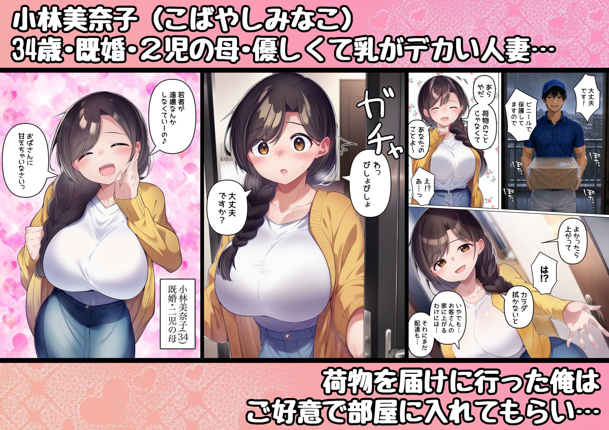 精子宅急便 〜え！？宅配BOXはマ◯コですか！？〜 サンプル2
