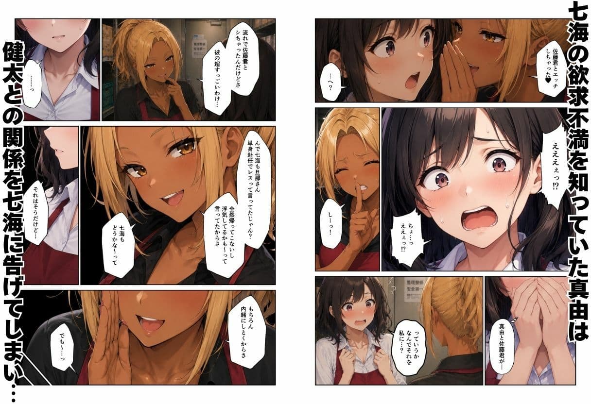 人妻ハーレム  バイト先のパート主婦とセックスしてセフレになった話 サンプル8