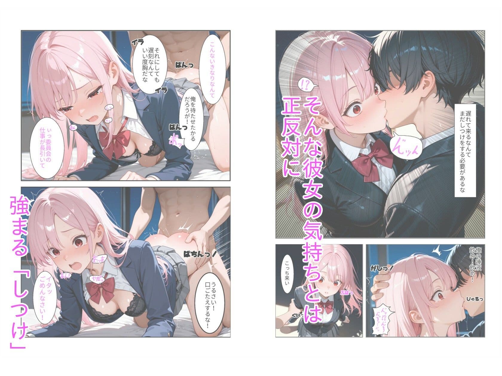 ピンク髪●Kを堕として屈服させる話 その3 サンプル2