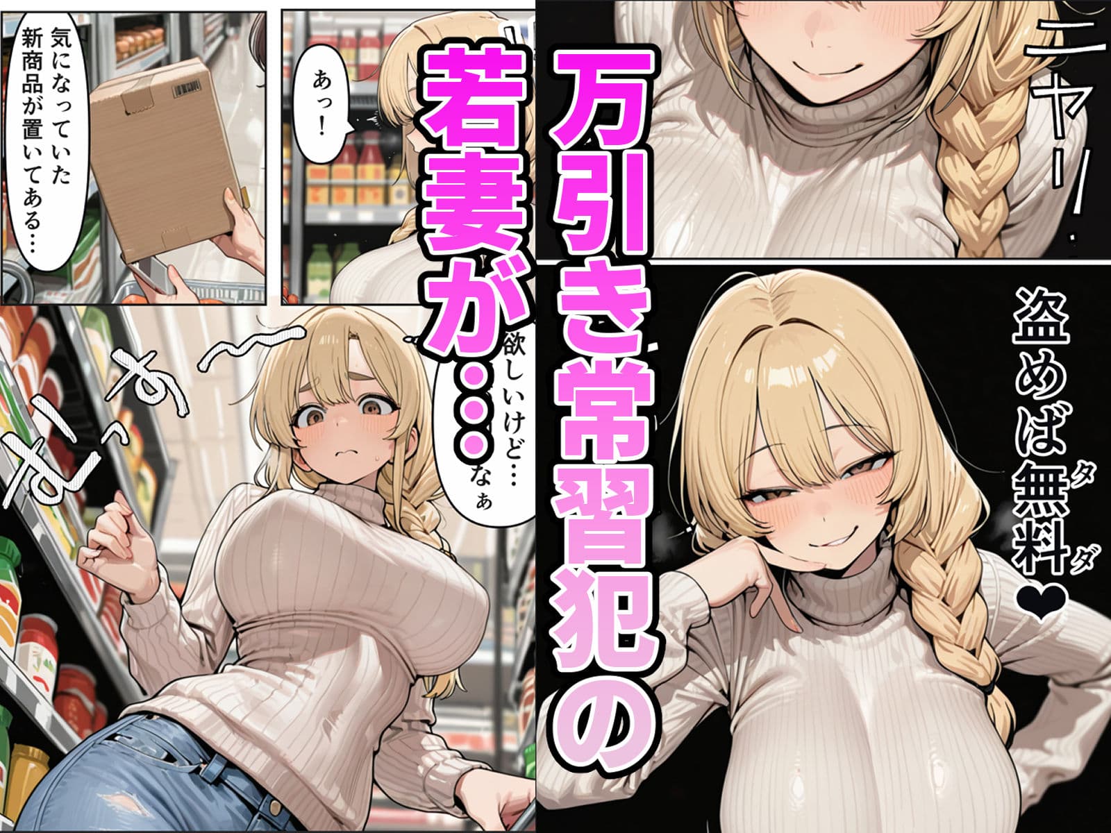 「万引き人妻・藤崎かおり（28） 「警察に通報されたくなければ、このカメラの前でハメられろ」 店長のデカチンとテクニックに泣きながら快楽堕ちNTR」 サンプル1