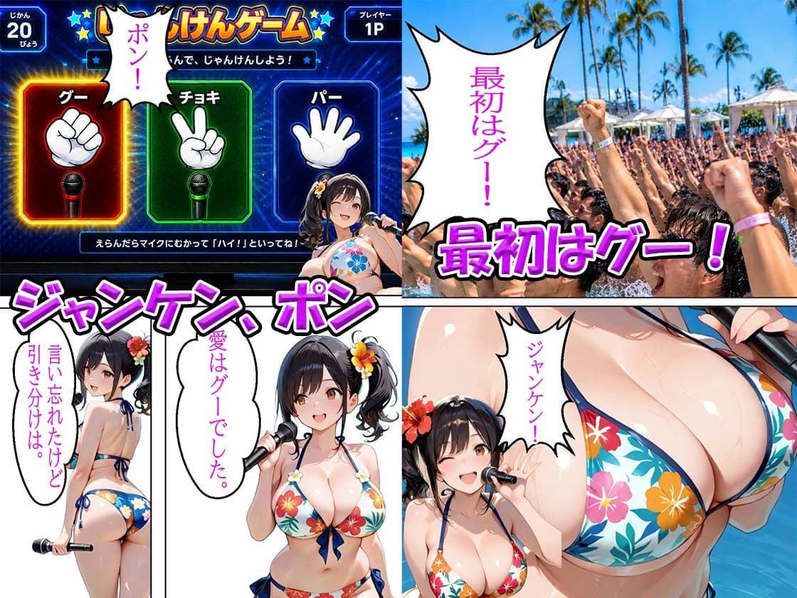 セックスアイドルの水上ライブ勝ち抜き野球拳で中出しセックス サンプル6