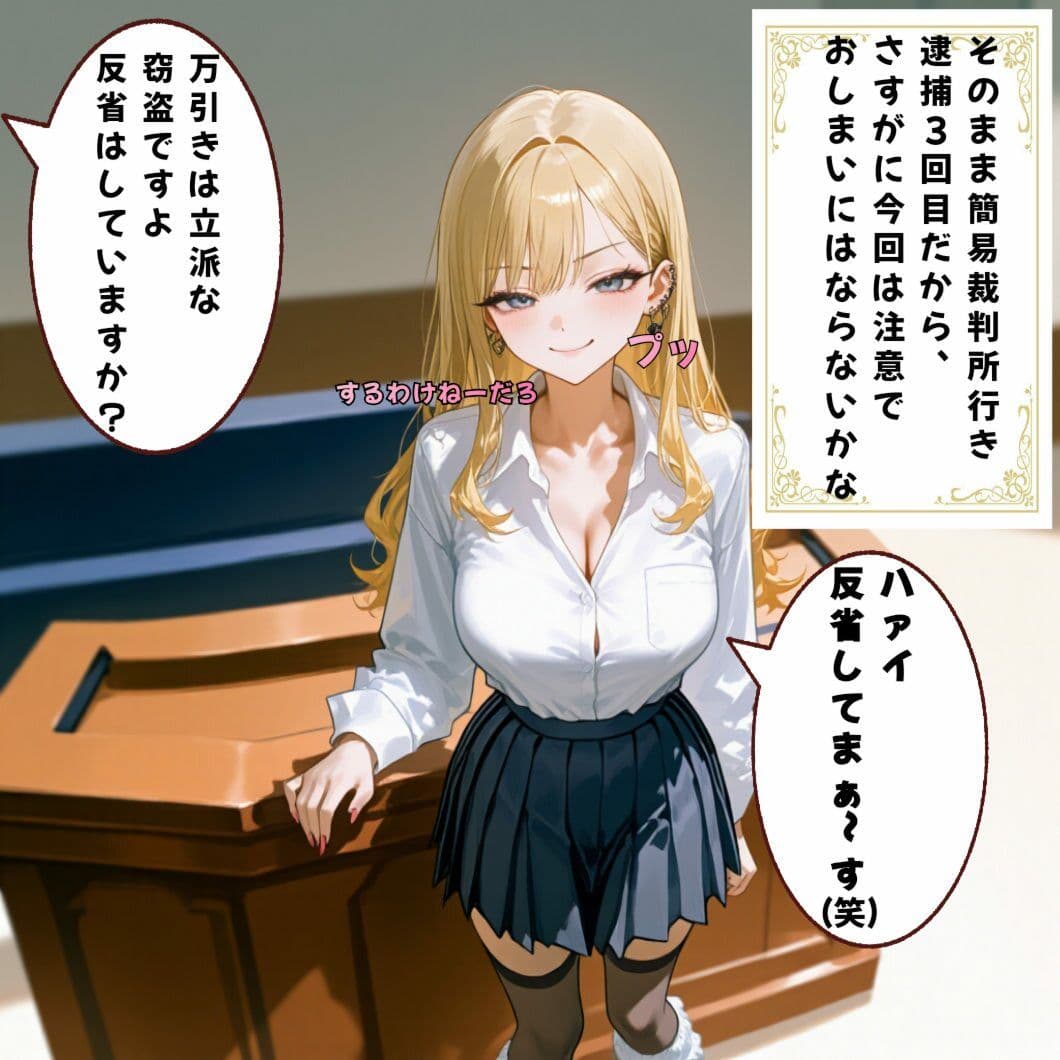反省してまぁ〜す（笑）〜執行官の懲罰はお尻叩き〜 サンプル3