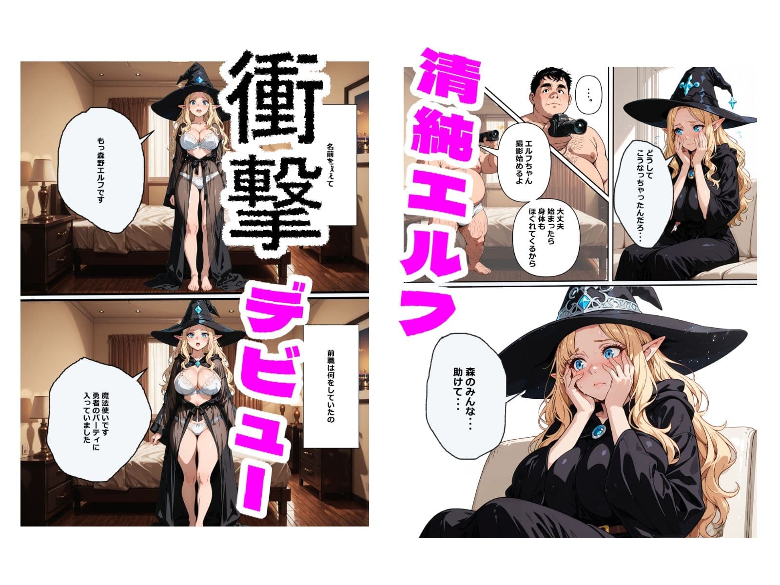 金髪エルフ 初撮りAV〜快楽に堕ちて中出し懇願〜 サンプル1