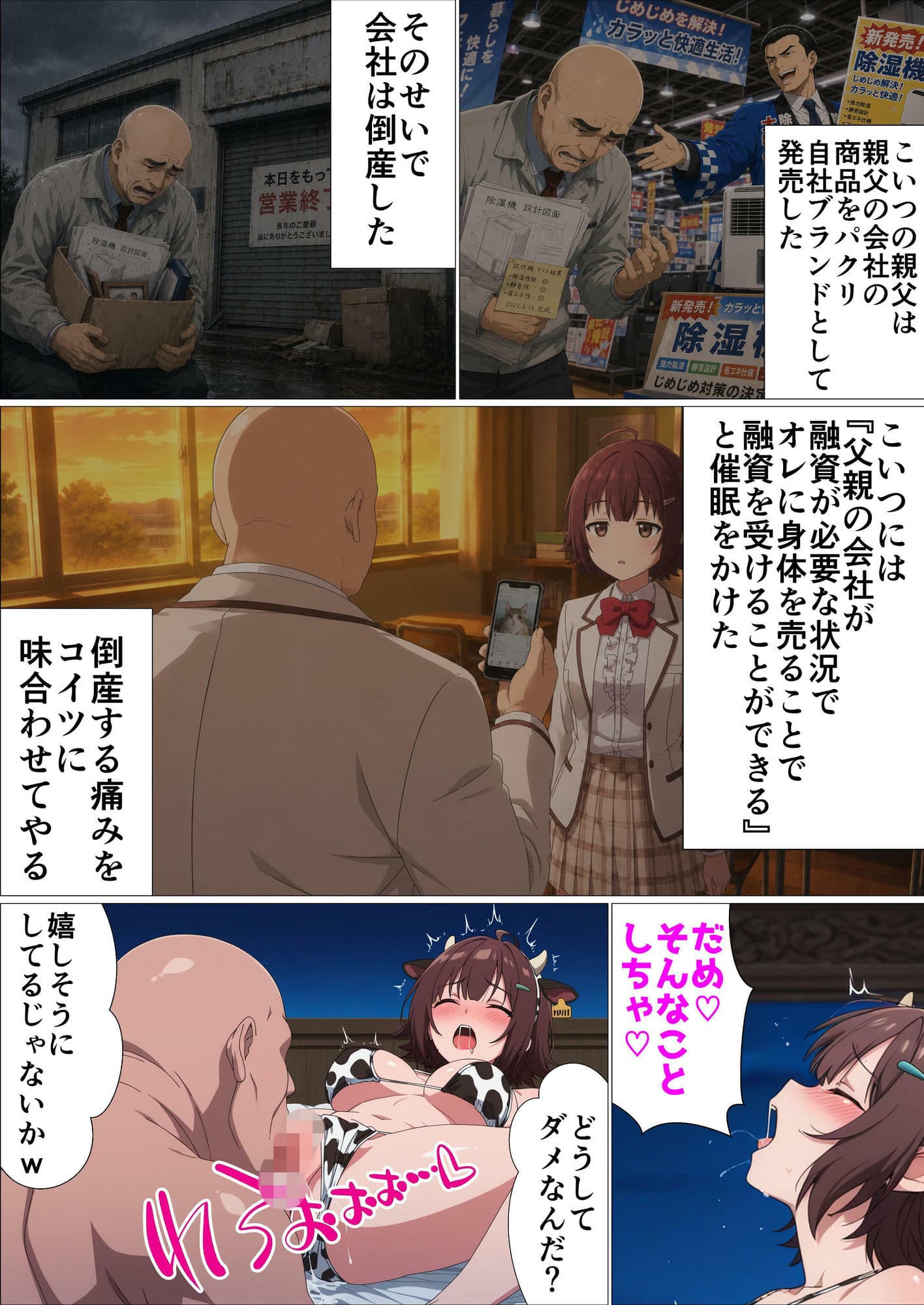 才女達の催●〜おやじの会社をつぶしたやつらの娘に復讐してやる〜 サンプル8