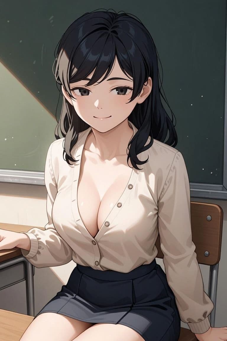 【人妻×PTA】PTAの人妻は、独身の彼の前でだけ崩れる ―役員作業の遅い夜― サンプル4