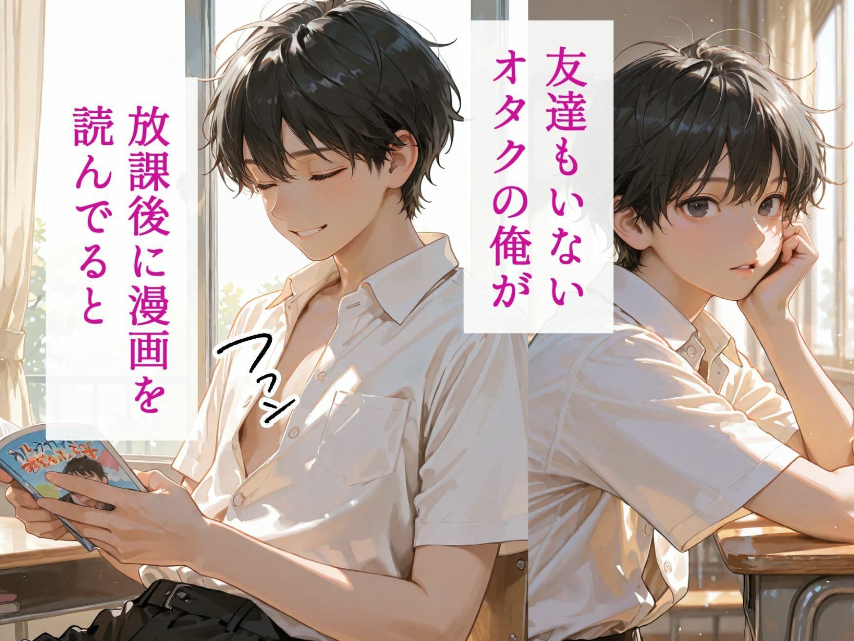 処女と童貞のオタクな二人が発情し過ぎて精液まみれになった件 サンプル2