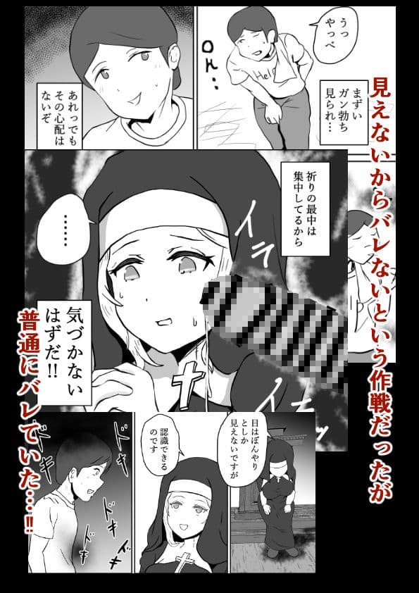 ブラインドシスター〜見えてないならオナっちまうか、バレて徹底的にお仕置きされた俺〜 サンプル2