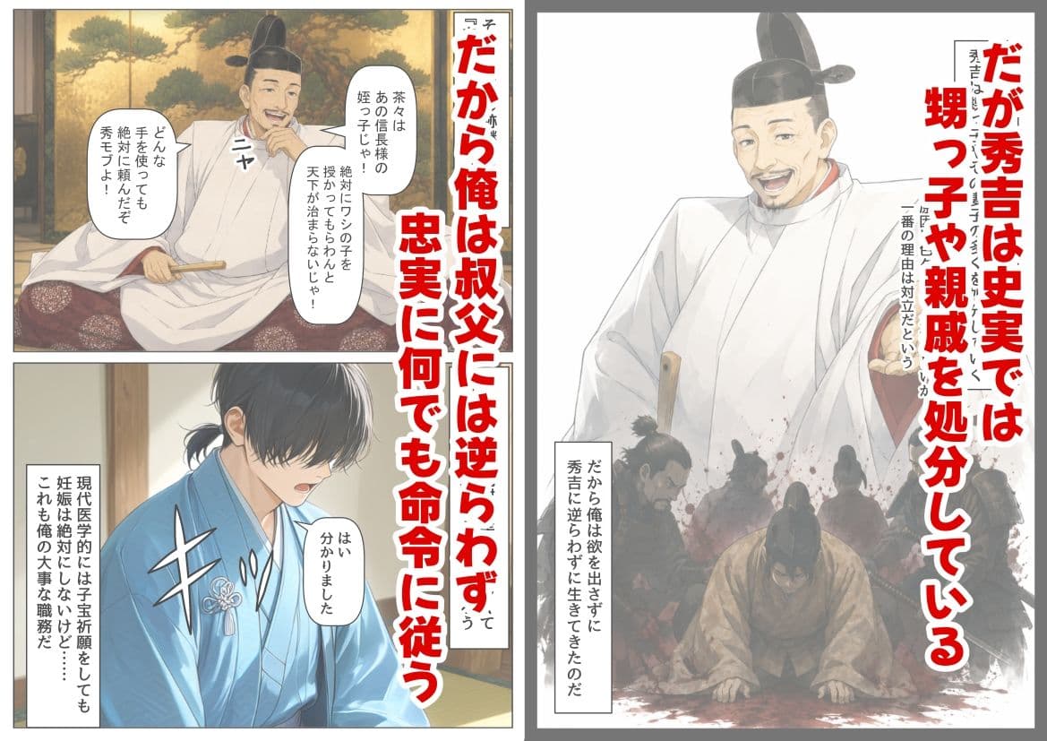 豊臣親戚！  〜秀吉の親戚に転生した〜 サンプル3
