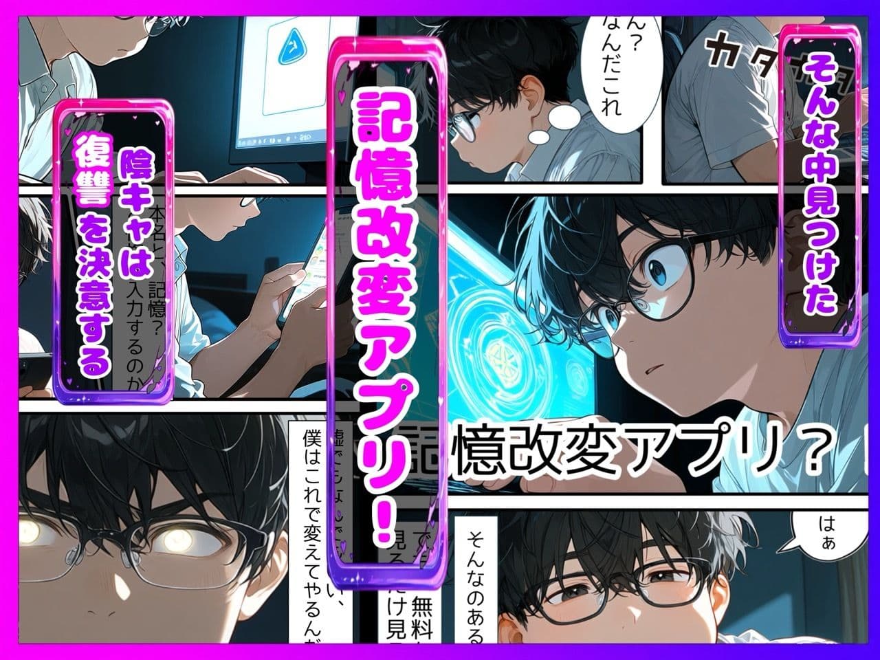 【陰キャ逆転】記憶操作アプリでいじめっ子の巨乳ギャルと清楚系を完堕ちわからせする話 サンプル3