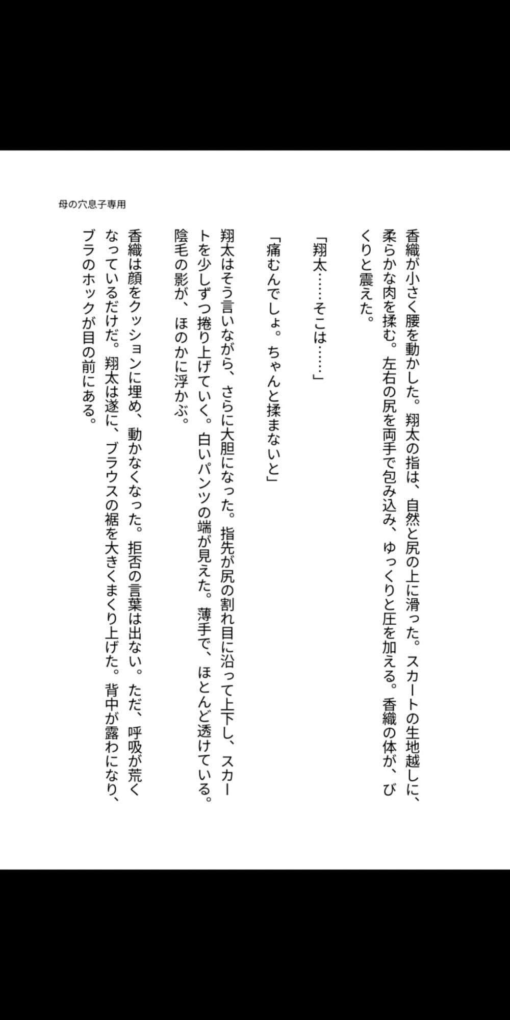 母の穴は、息子専用  〜熟母、禁忌に堕ちるまで〜 サンプル3