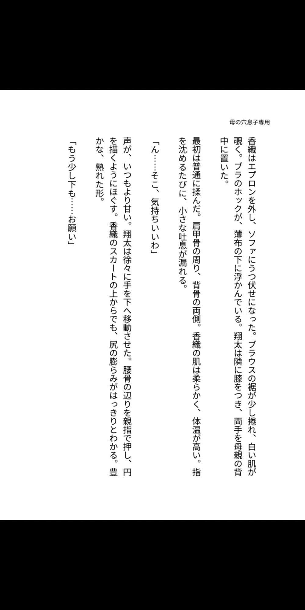 母の穴は、息子専用  〜熟母、禁忌に堕ちるまで〜 サンプル4