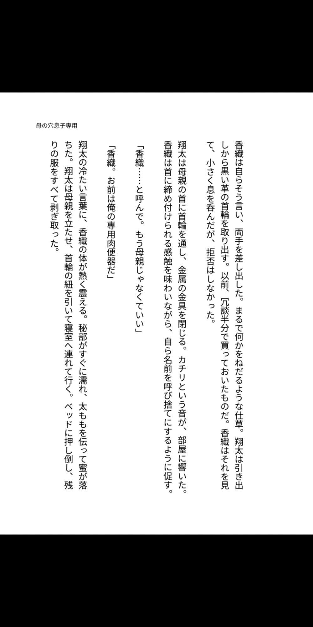 母の穴は、息子専用  〜熟母、禁忌に堕ちるまで〜 サンプル6
