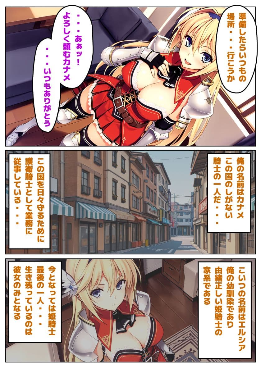 【恋騎士Pure〇y☆Kiss】姫騎士の想いは未来へ綴り サンプル2