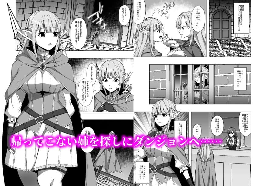エルフ姉妹と人格排泄エロトラップダンジョン サンプル1