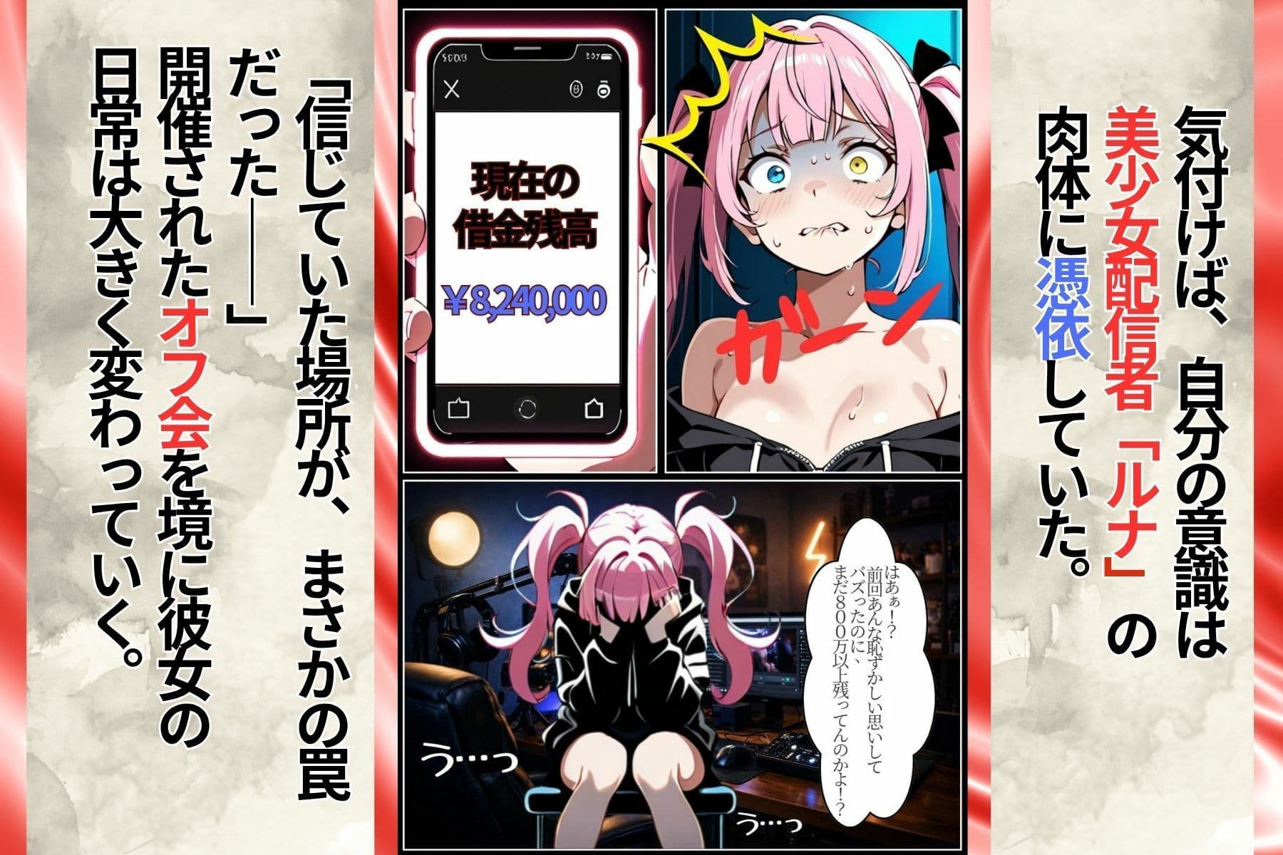 裏切りのオフ会に呼ばれて密室でおもちゃにされたら、男たちの絶倫ピストンでさらに脳まで雌堕ちさせられました サンプル2