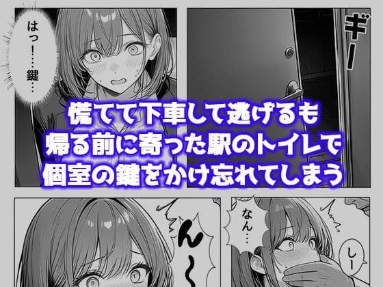 就活帰りの電車で居眠り…パンツ丸見えだった女子大生が駅トイレで中年に犯●れた件 サンプル4