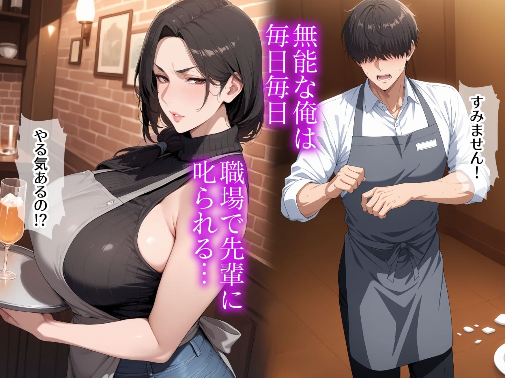 職場の先輩の夜の顔  欲求不満な人妻で卒業  手料理も身体も食べ尽くす サンプル2