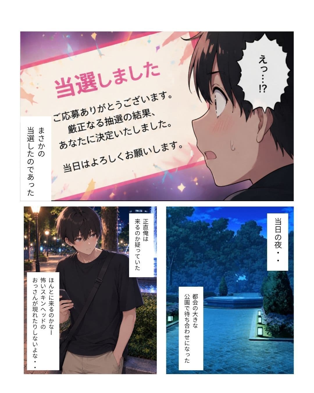 人気裏垢女子のオフパコに行ったら男の娘だった件 サンプル2