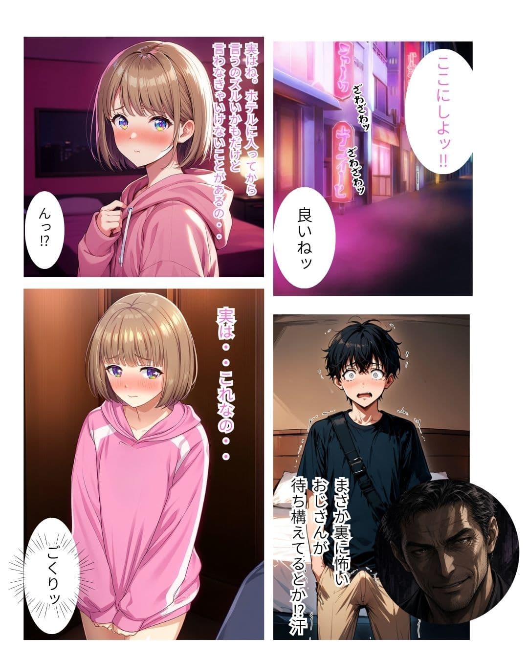 人気裏垢女子のオフパコに行ったら男の娘だった件 サンプル6