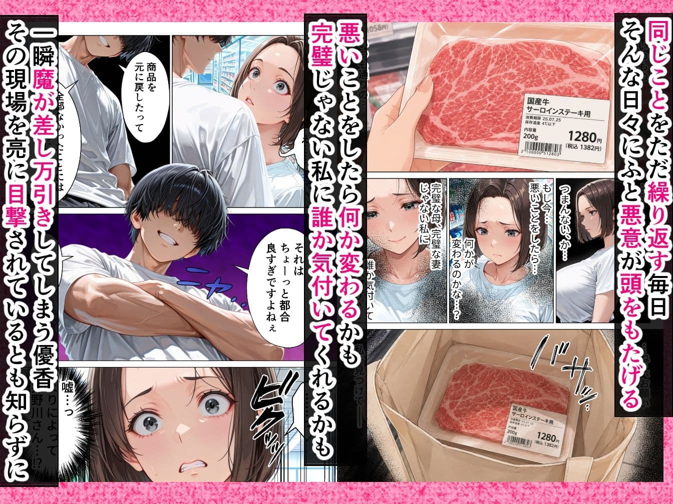 パパ友に弱みを握られ嫌々だったはずなのにデカチンの虜になって中出し懇願してしまいました サンプル3