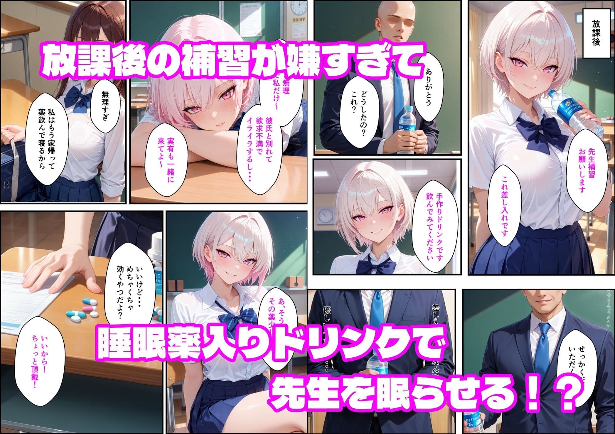 童貞非モテ教師の俺が、小悪魔白ギャルに射精管理される話 サンプル2