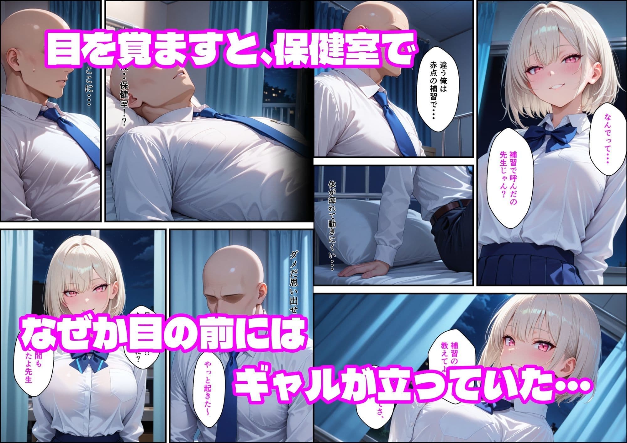 童貞非モテ教師の俺が、小悪魔白ギャルに射精管理される話 サンプル3