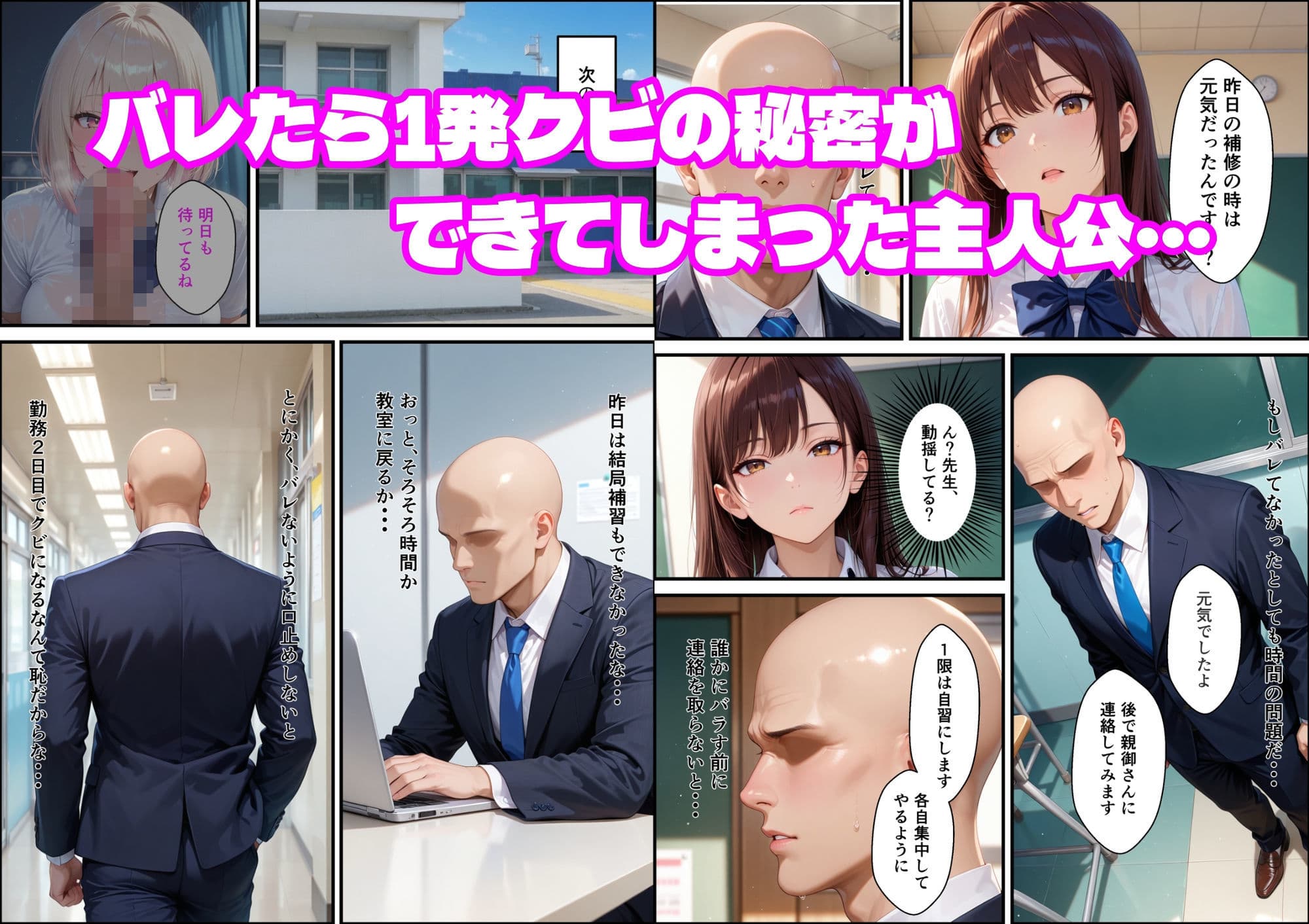 童貞非モテ教師の俺が、小悪魔白ギャルに射精管理される話 サンプル7