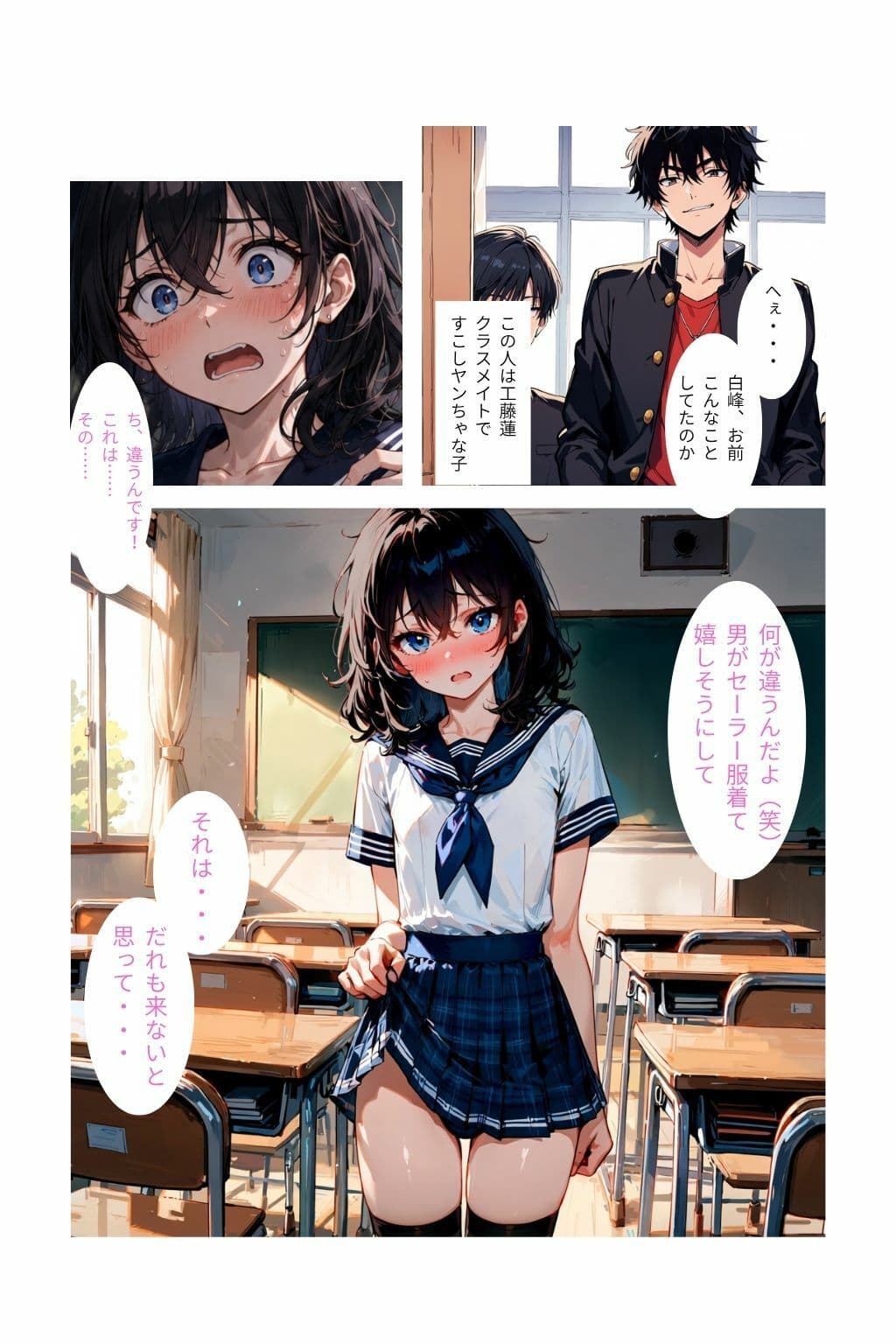 男の娘は今日も犯●れる〜アナル中出し精液まみれの日々〜 サンプル3