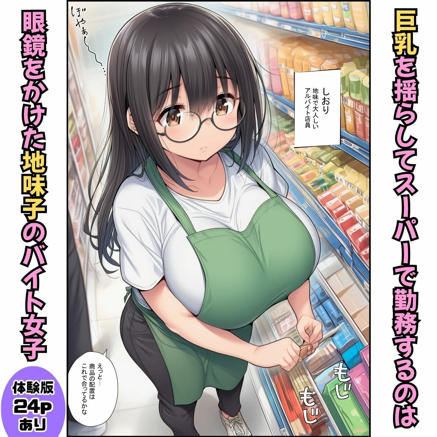 地味子の正体は巨乳美女！初体験を捧げる秘密のご奉仕 サンプル1