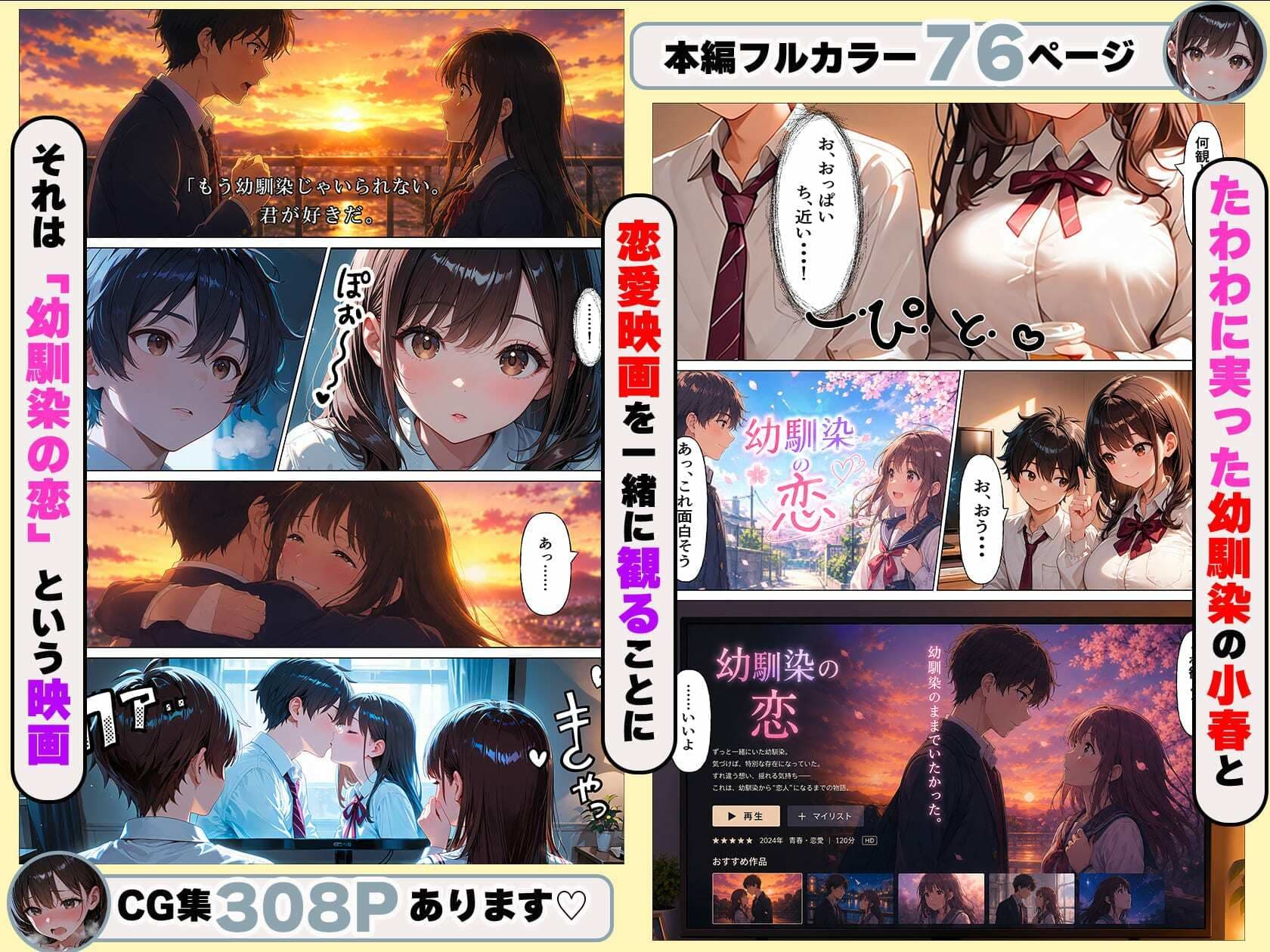 たわわに実った幼馴染は今日も僕の部屋へ入り浸るー初めてのセックスー サンプル4