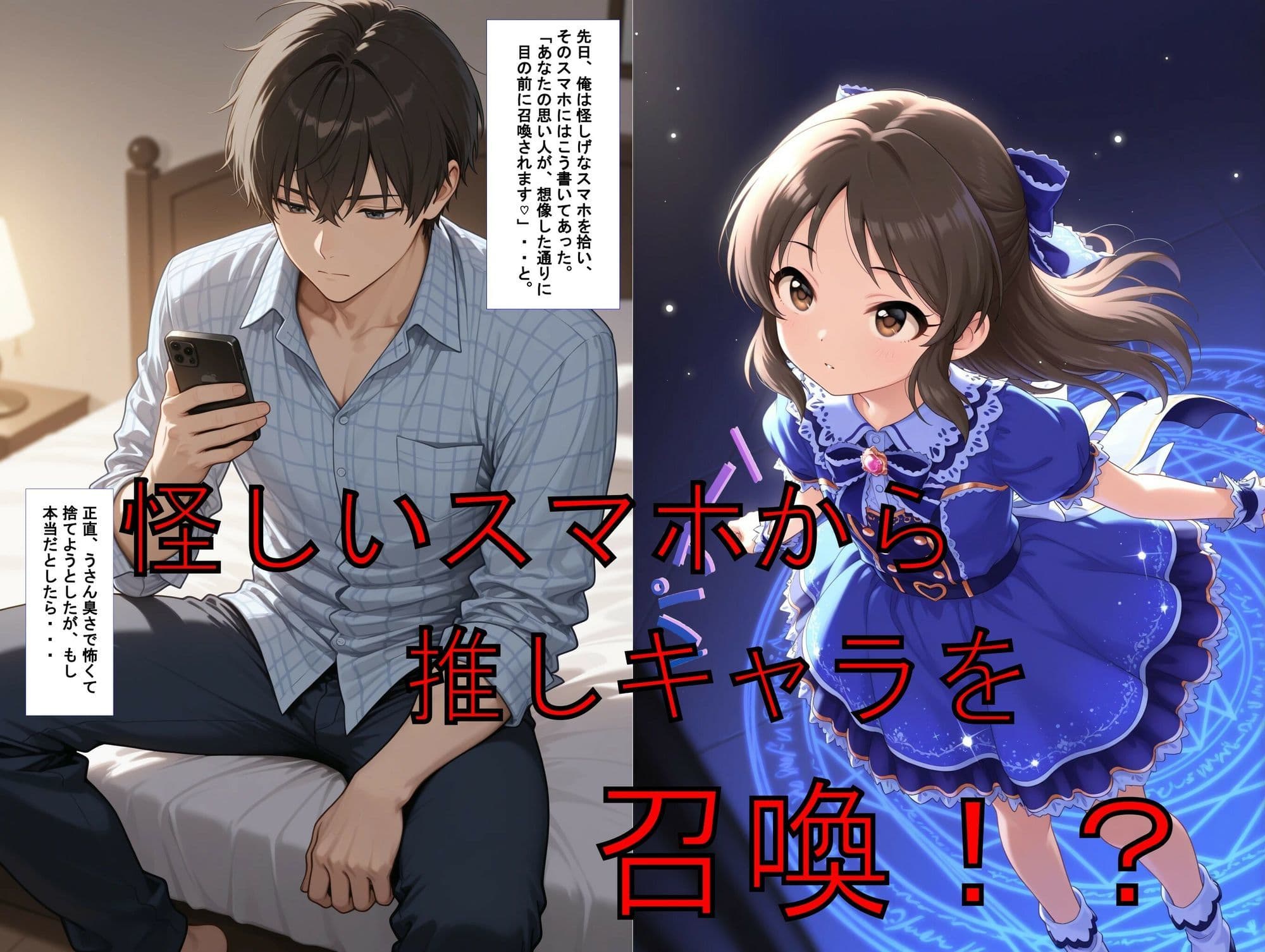 推しキャラ召喚した俺！  ちっぱいアイドルは、健気に甘美なご奉仕を  〜橘  あ〇す〜ver サンプル1