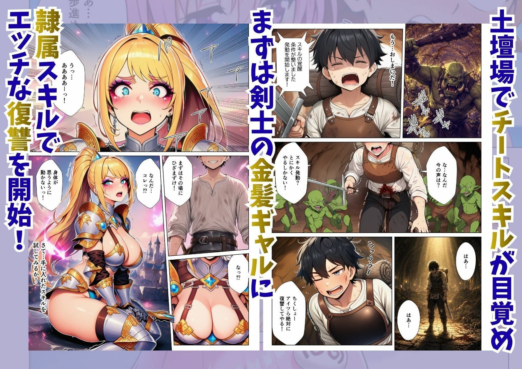 異世界クラス転移！ギャル達のパシリの俺がチートエロ能力で復讐ハーレム サンプル2