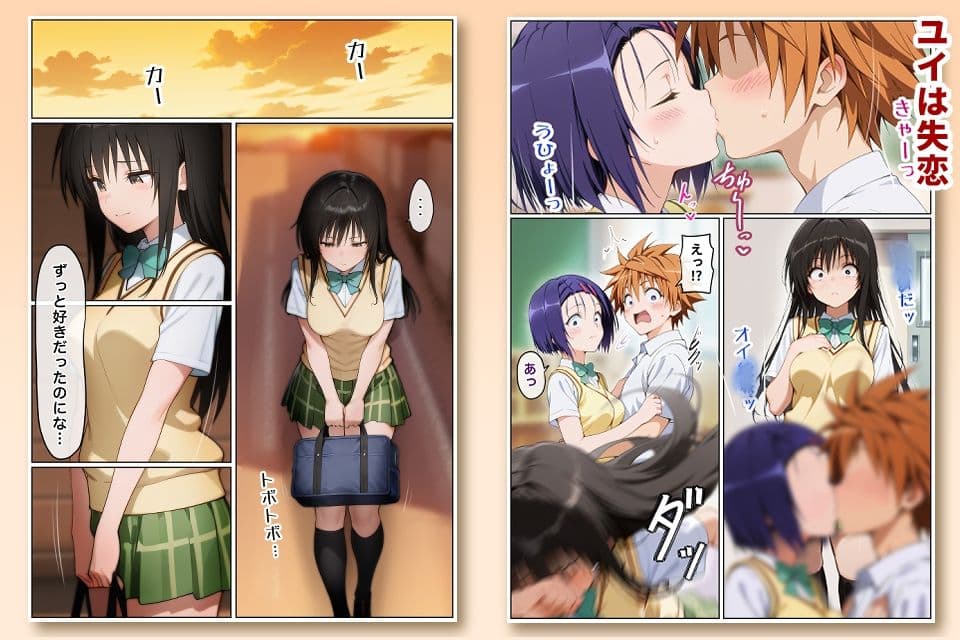 この2人が結ばれてユイはおっさんとSEXする話 サンプル2
