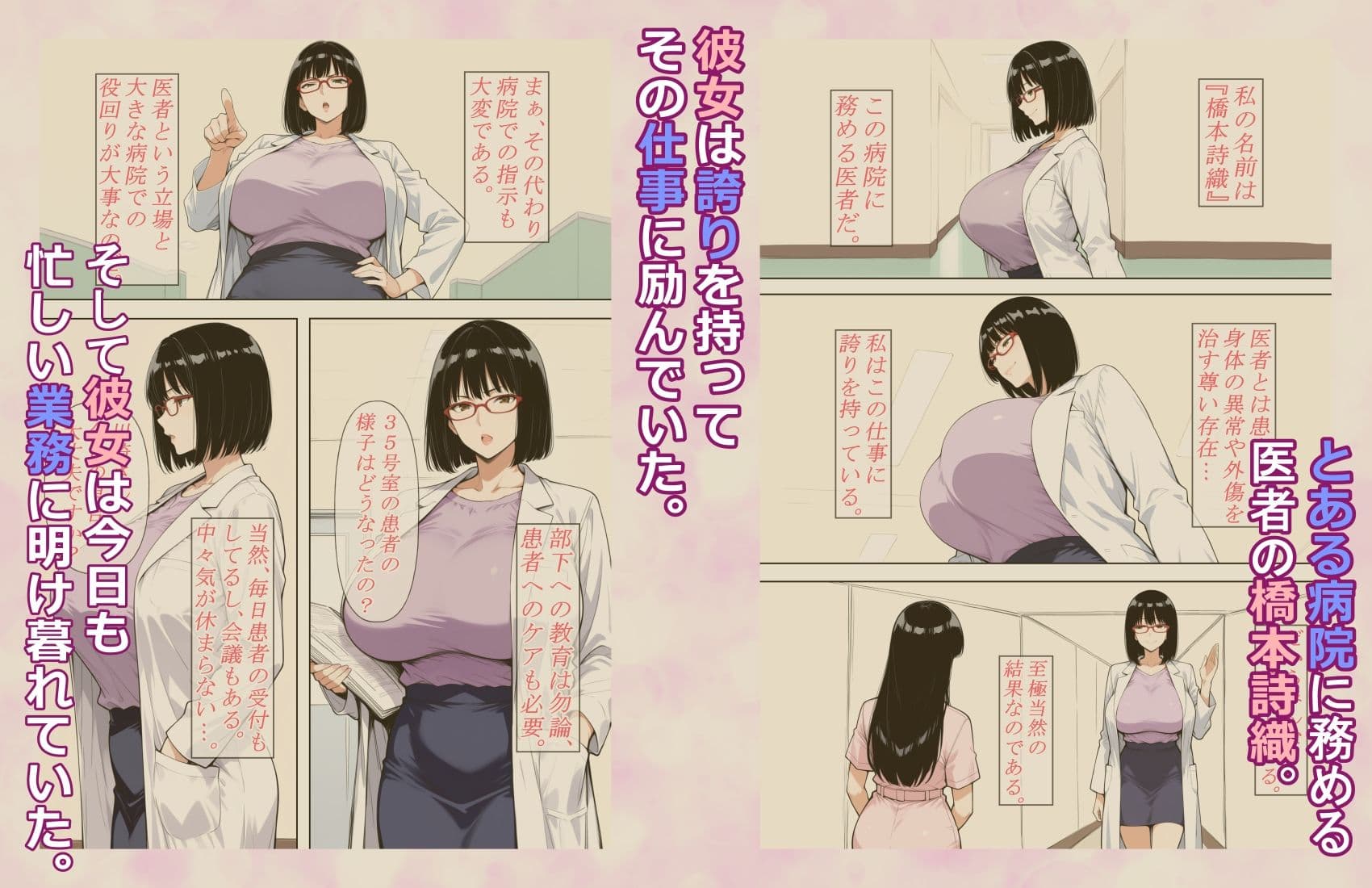 生意気な巨乳美人女医に憑依したのでド変態オナニーしてやる！！ サンプル1